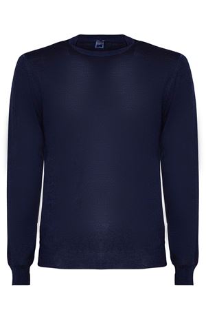 Blue merino wool sweater FEDELI | MU0F702380