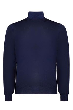 Blue merino wool sweater FEDELI | MU0F715180