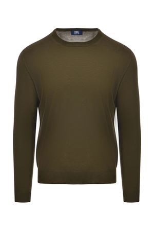 Green cashmere-silk blend sweater FEDELI | MU0L711918