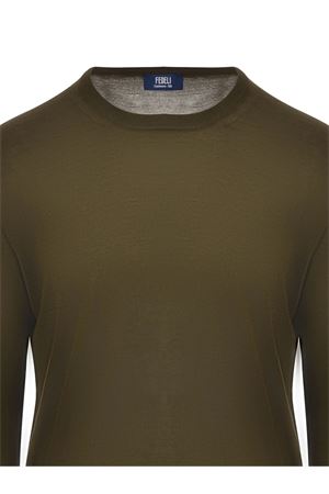 Green cashmere-silk blend sweater FEDELI | MU0L711918