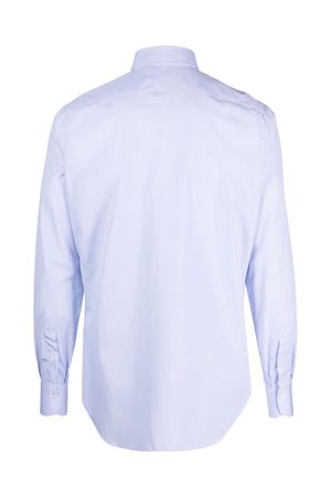 Camicia in cotone blu e bianco FINAMORE | C055801