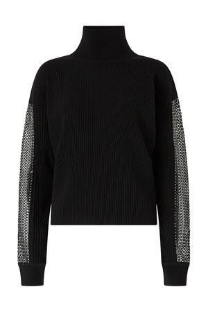 Lupetto in lana vergine nero GENNY | 79AAF815CMX42899
