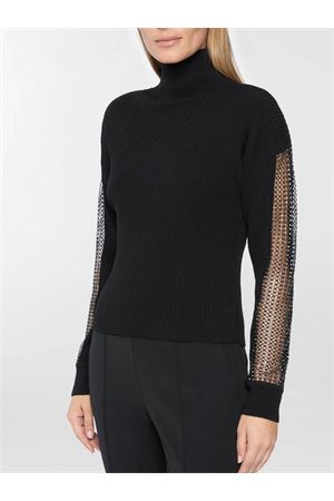 Lupetto in lana vergine nero GENNY | 79AAF815CMX42899