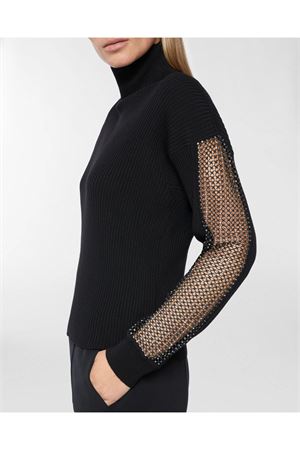 Lupetto in lana vergine nero GENNY | 79AAF815CMX42899
