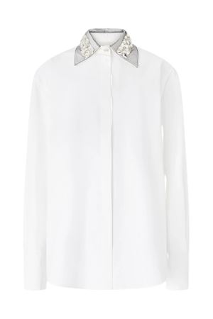 Camicia over con collo gioiello GENNY | 79AAL645N0086003
