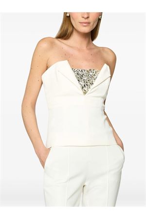 Top bustier con ricamo di strass GENNY | 79AAM615N0356021