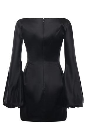 Black Mini Dress With V-Neck GENNY | 79AJOC66N0451899