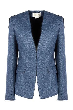 Blazer in misto lana blu GENNY | 79AJQ568N0710240