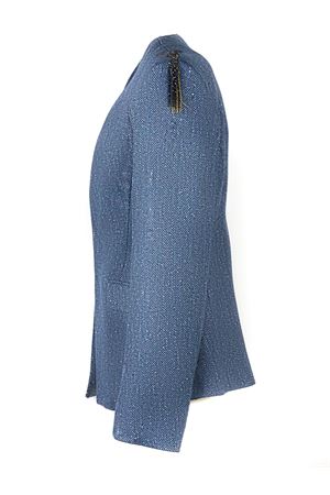 Blazer in misto lana blu GENNY | 79AJQ568N0710240