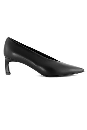 Black smooth leather Vale pumps HALMANERA | VALE01NERO