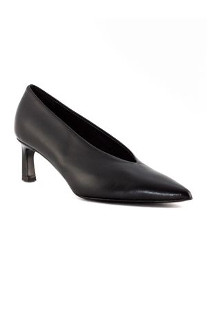 Black smooth leather Vale pumps HALMANERA | VALE01NERO