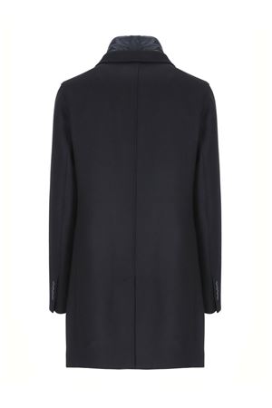 Navy blue wool blend coat HERNO | CA000202U33432R9290