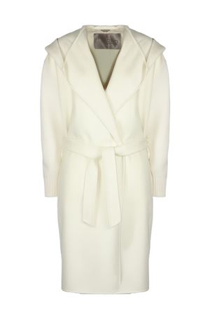 Cappotto realizzato in 100% lana doppia bianco HERNO | GC00073DR334491100