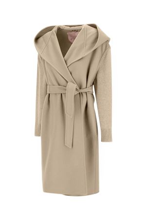 Cappotto realizzato in 100% lana doppia beige HERNO | GC00073DR334491985