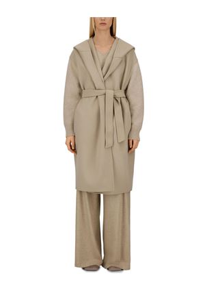 Cappotto realizzato in 100% lana doppia beige HERNO | GC00073DR334491985