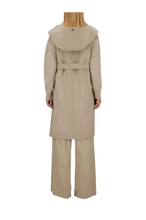 Cappotto realizzato in 100% lana doppia beige HERNO | GC00073DR334491985