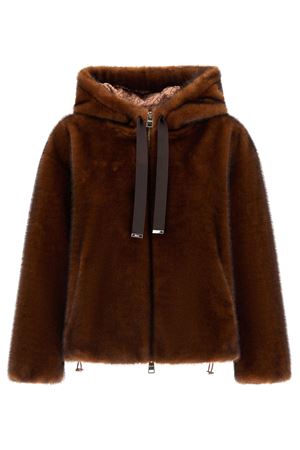 Bomber In Melange Alternative Mink Fur HERNO | GI000318D127398800