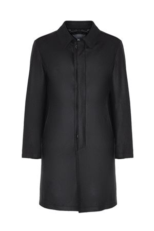 Cappotto In Tessuto Tecnico Nero HERNO | PC000149U334559300