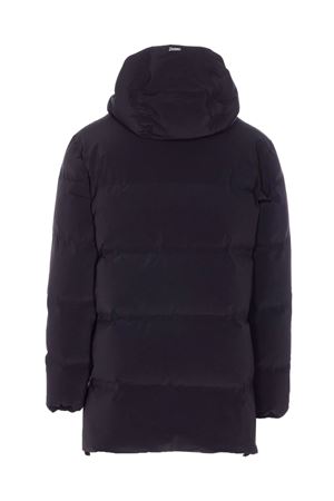Black hooded padded coat HERNO | PI001246U12590SZ9300