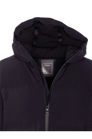 Black hooded padded coat HERNO | PI001246U12590SZ9300