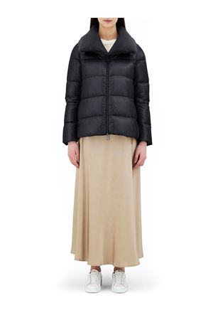Black Nylon Ultralight Lady Faux Fur HERNO | PI001923D12017Z9300