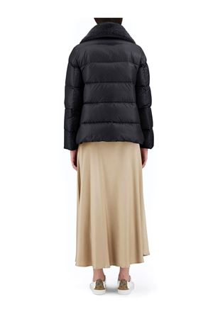 Black Nylon Ultralight Lady Faux Fur HERNO | PI001923D12017Z9300