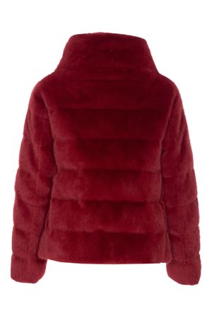 Red faux fur padded jacket HERNO | PI001935D126306705
