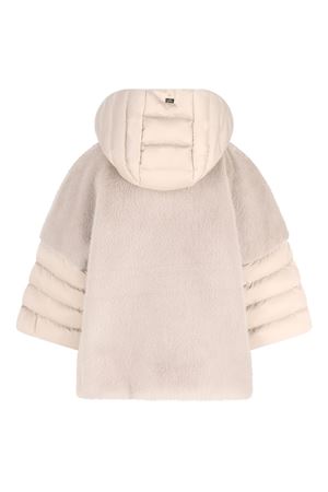 Cape In Satin And Lady Alternative Fur HERNO | PI002132D12170Z1985