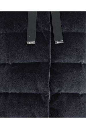 Black chenille-effect cotton down jacket HERNO | PI002180D15020S9300
