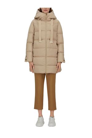 A-Shape Jacket In Beige Satin HERNO | PI1304D12170Z1985