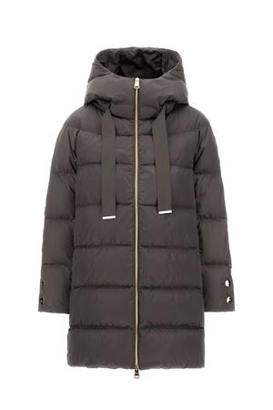 Giubbotto A-shape in raso grigio HERNO | PI1304D12170Z9480
