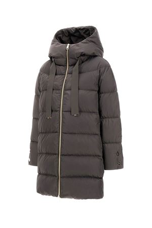 Giubbotto A-shape in raso grigio HERNO | PI1304D12170Z9480