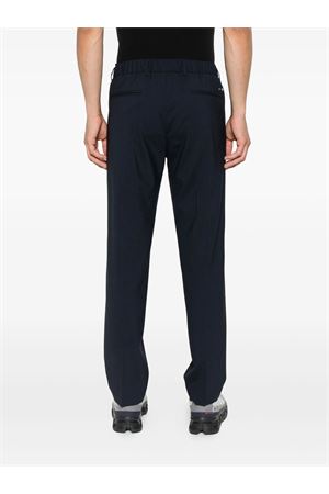 Blue pleated-front trousers HERNO | PT000130U33474S9200