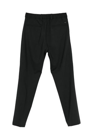 Grey pleated-front trousers HERNO | PT000130U33474S9487