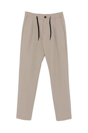 Beige pleated drawstring trousers HERNO | PT000155U12773S2600