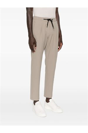 Beige pleated drawstring trousers HERNO | PT000155U12773S2600