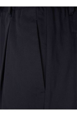Blue cotton drawstring cargo trousers HERNO | PT00039UR132669200