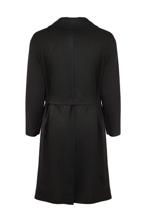 Ostuni coat in black virgin wool blend HEVO | OSTUNII7400303