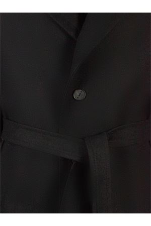 Ostuni coat in black virgin wool blend HEVO | OSTUNII7400303