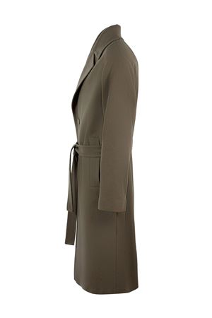 Ostuni coat in mud-grey virgin wool blend HEVO | OSTUNII7400513