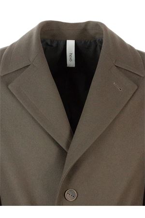 Ostuni coat in mud-grey virgin wool blend HEVO | OSTUNII7400513