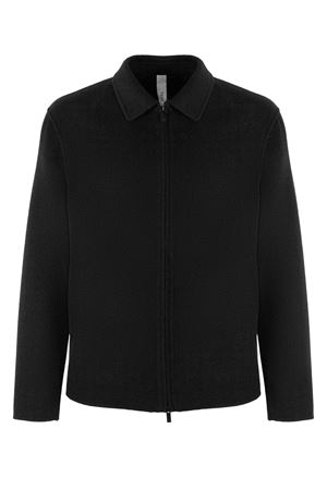 Black wool shirt jacket HEVO | VERDEMAREDI7000303