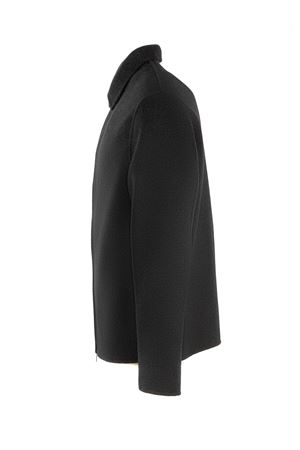 Black wool shirt jacket HEVO | VERDEMAREDI7000303