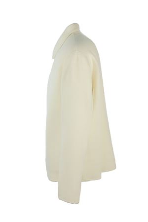 Cream white wool shirt jacket HEVO | VERDEMAREDI7000602