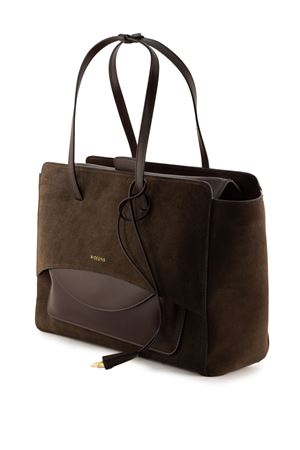 Borsa a tracolla testa di moro Flap L HIDESINS | FL11DN025TMORO