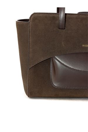 Borsa a tracolla Testa di moro Flap M HIDESINS | FL12DN025TMORO