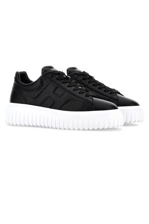 Hogan H-Stripes Black sneakers HOGAN | HXM6450FC60LE9B999