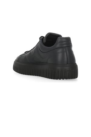 Hogan H-Stripes Sneakers in Dark Blue HOGAN | HXM6450FC6TUDMU801