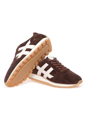 86er sneakers in dark brown suede HOGAN | HXM6710FP0IUHO0CAJ