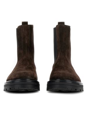 Brown suede Chelsea Ankle Boots HOGAN | HXM6730FM60BYES808